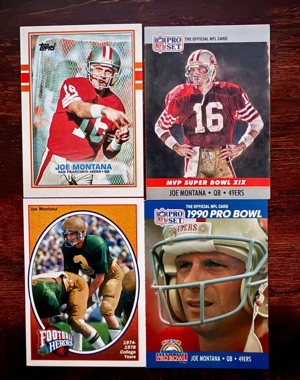 Joe Montana San Francisco 49ers Assorted Football Card Collection Lot of 12